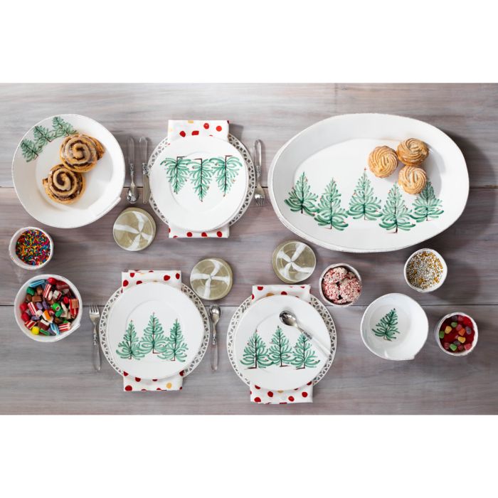 Melamine Lastra Holiday Oval Platter