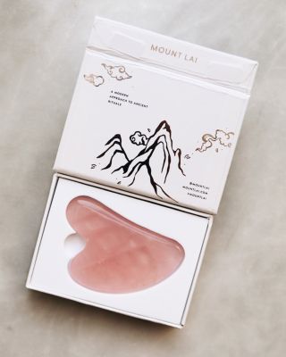The Rose Quartz Gua Sha Facial Lifting Tool