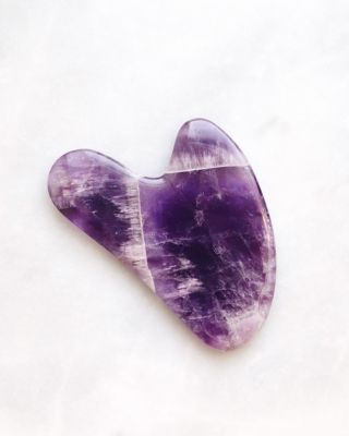 The Amethyst Gua Sha Facial Lifting Tool
