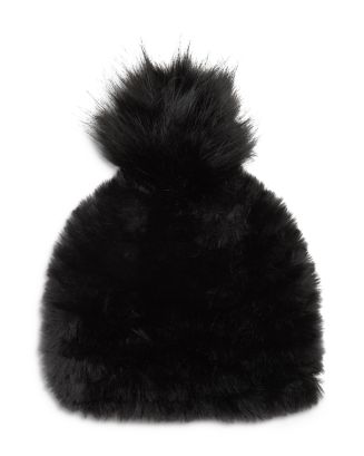 Jocelyn Faux Fur Pom Pom Hat | Bloomingdale's