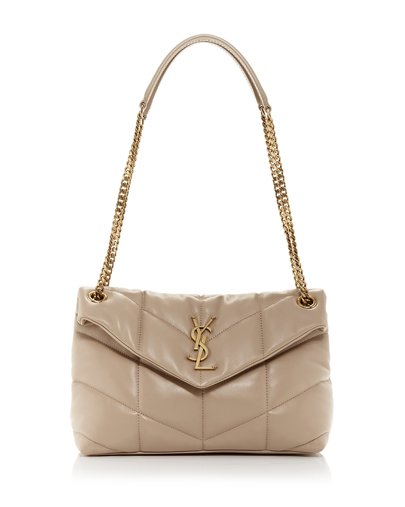 Saint Laurent Puffer Small Convertible Shoulder Bag in Nappa Leather · OS