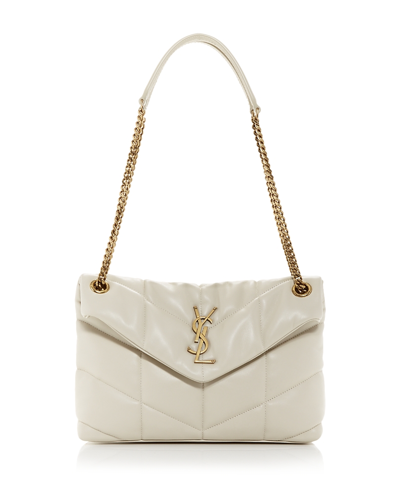 Saint Laurent Puffer Small Convertible Shoulder Bag in Nappa Leather · OS