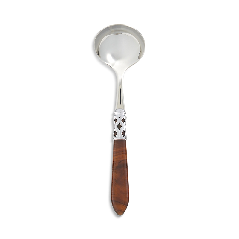 Vietri Aladdin Brilliant Sauce Ladle In Brilliant Tortoiseshell
