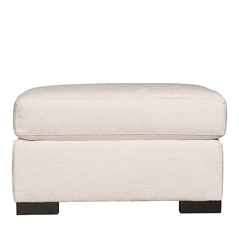 Bernhardt Germain Ottoman In White