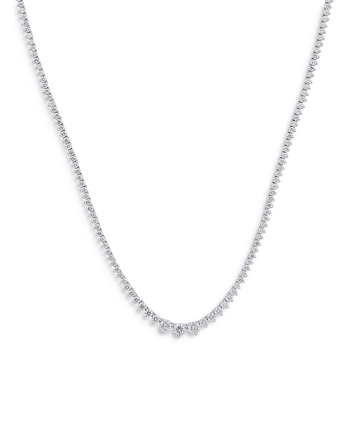 Bloomingdale's - Diamond Tennis Necklace in 14K White Gold, 8.50 ct. t.w. - 100% Exclusive