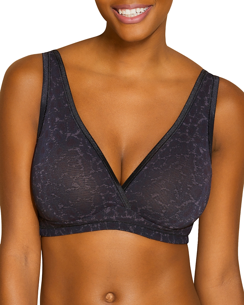 Shop Cosabella Soire Printed Bra In Black Panther/black