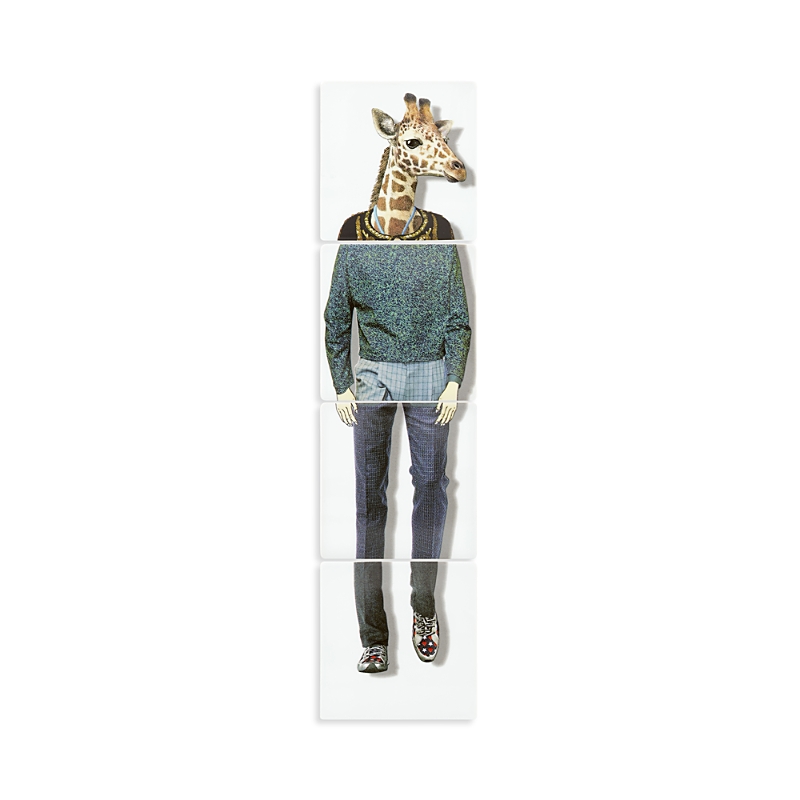 Vista Alegre Love Who You Want By Christain Lacroix Coasters, Set Of 4 In Giraffe