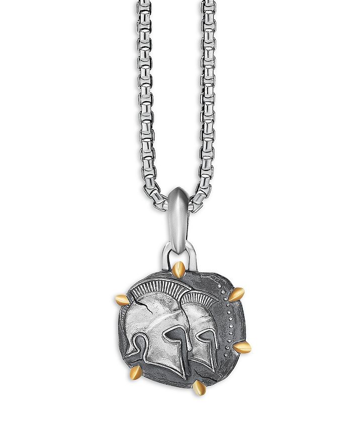 David Yurman - Sterling Silver & 18K Yellow Gold Zodiac Amulet Enhancer