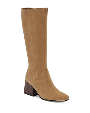 Blondo Women's Tessa High Heel Boots In Taupe Suede