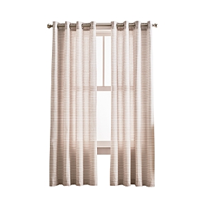 Peri Home Cargo Stripe 95 X 50 Grommet Window Panel, Pair In Linen