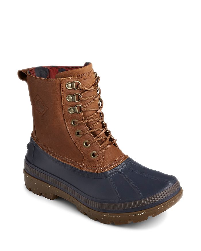 sperry lace up boots