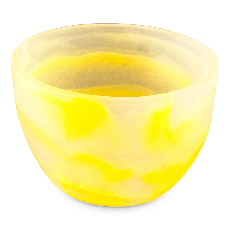 Nashi Deep Bowl, Small In Yellow Swirl