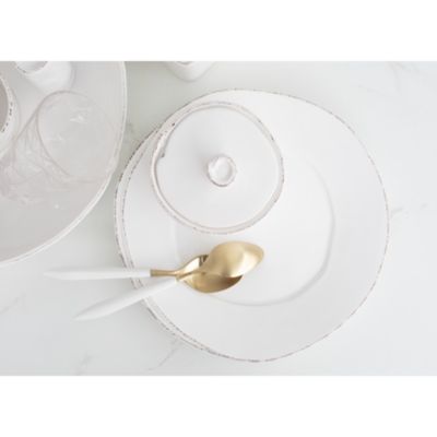 Ares Oro & White 5-Piece Place Setting