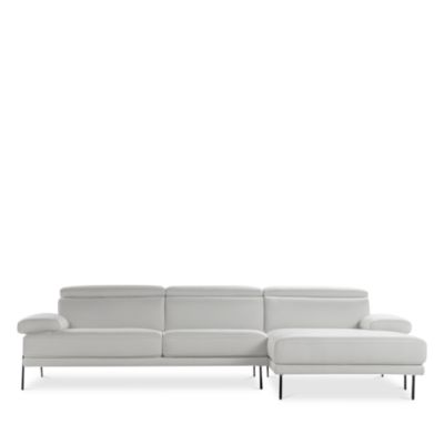 Esposta 2-Piece Leather Sectional