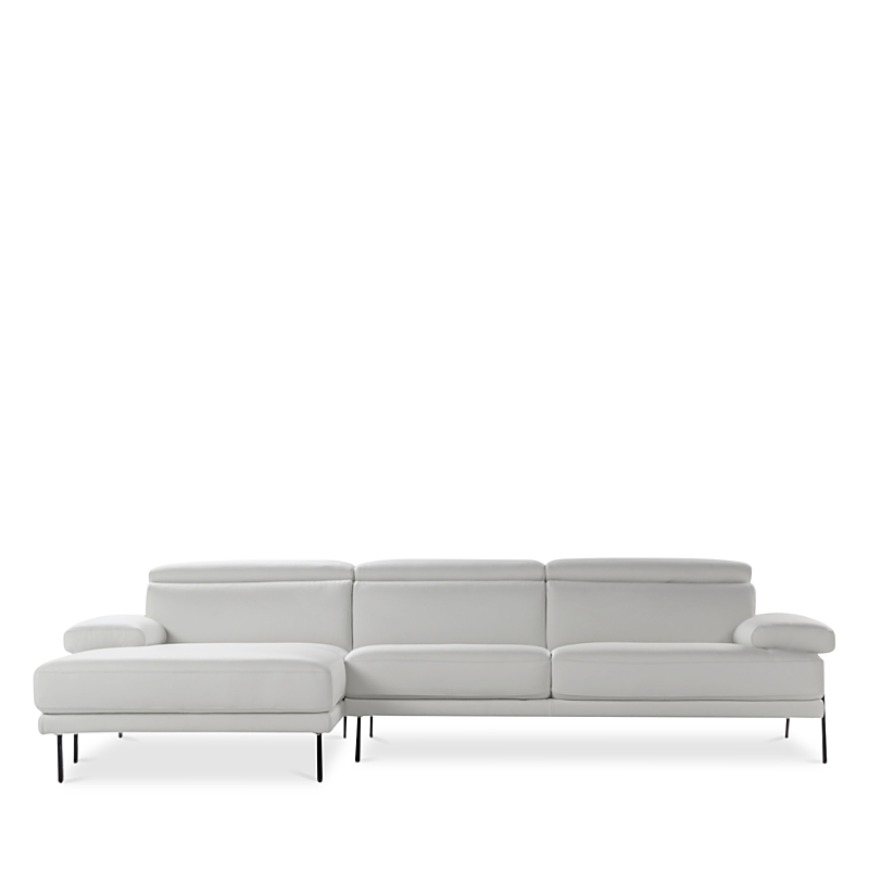 Giuseppe Nicoletti 2 Piece Esposta Sectional In Bull Optic White