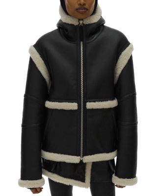 Helmut lang shearling coat best sale