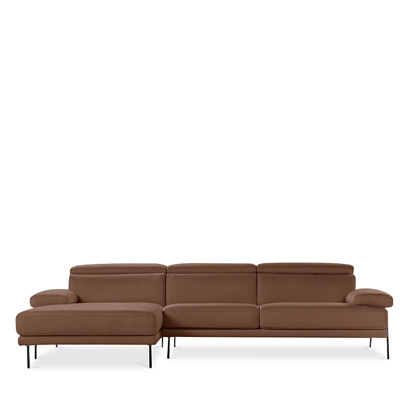 Giuseppe Nicoletti 2 Piece Esposta Sectional In Bull Cognac
