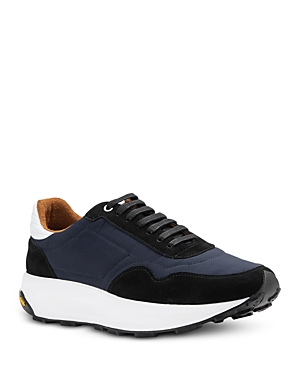Gordon Rush Men's Lancaster Premium Lace Up Sneakers In Black/navy