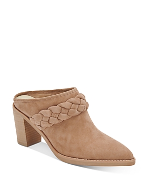 Dolce Vita Serla Mules In Truffle Suede