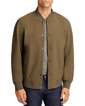 Theory Murphy Precision Slim Fit Bomber Jacket In Dark Moss