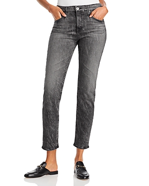 AG EX BOYFRIEND HIGH RISE CROPPED SLIM JEANS IN ROADWAY,STS1575