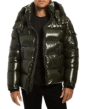 Sam Glacier Down Puffer Jacket In Dark Military