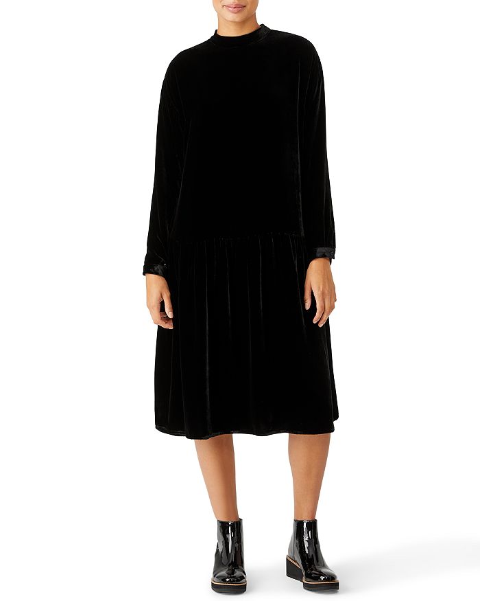 Eileen fisher velvet best sale dress