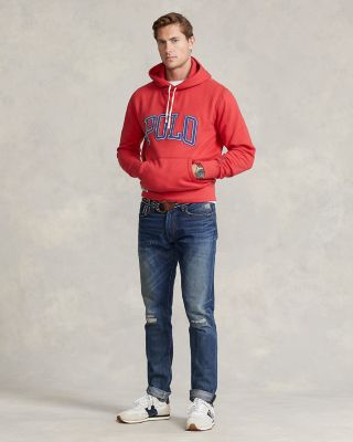 red sweatshirt mens designer