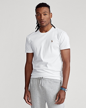 Polo Ralph Lauren Cotton Embroidered Logo Tee In White