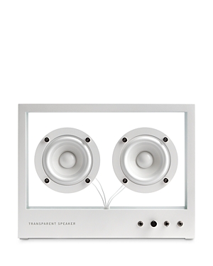 Transparent Small Speaker In White