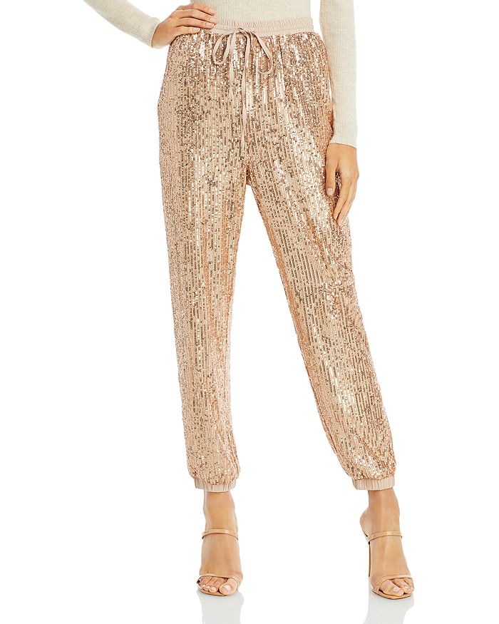 Gold Sequin Pants Sparkle Bow – Upon A Bowtique