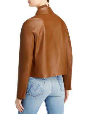 Lafayette 148 New York Bex Reversible Leather Jacket | Bloomingdale's