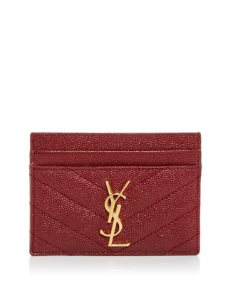 Saint Laurent Cassandre Matelasse Card Case