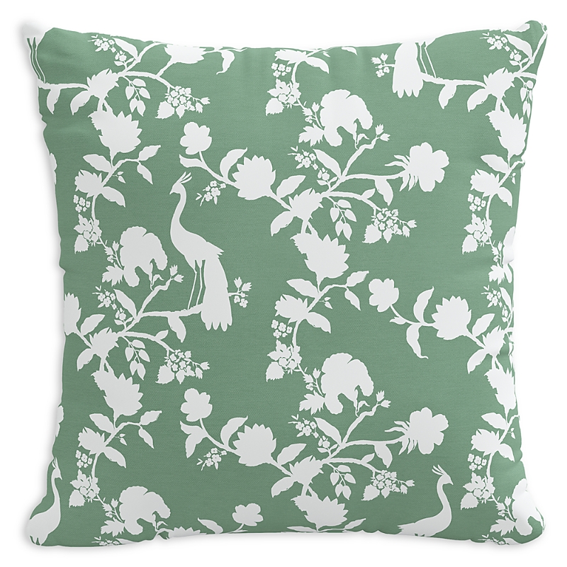 Sparrow & Wren Down Pillow in Peacock Green, 20 x 20