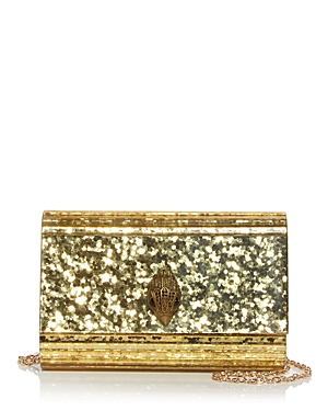 Shop Kurt Geiger Party Eagle Drench Clutch In Gold