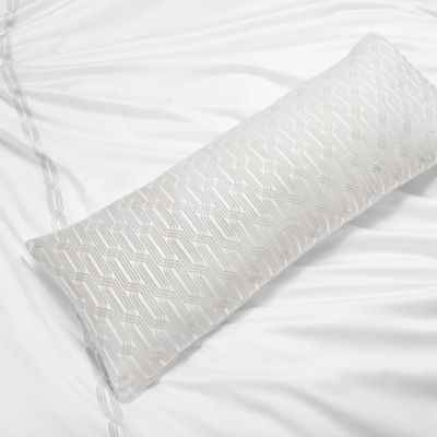 Italian Tivoli Embroidered Decorative Pillow, 14&amp;quot; x 36&amp;quot; - Exclusive