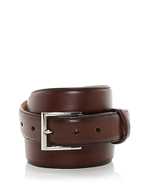 Shop Cole Haan Men's Harrison Grand Leather Belt In Brown