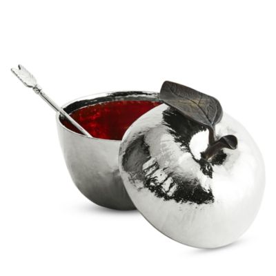 Apple Honey Pot with Spoon