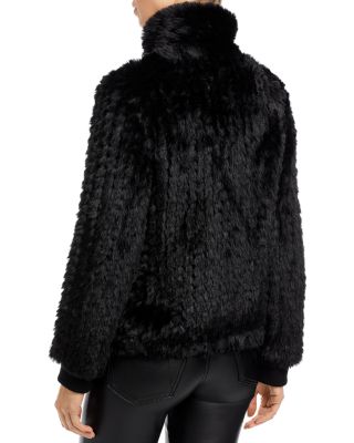 thin fur coat