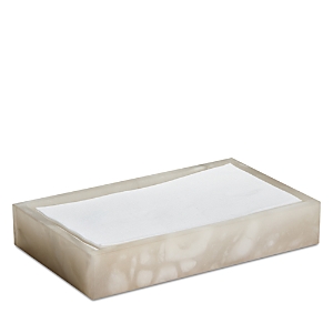Shop Labrazel Alisa Cream Towel Tray In Creamy Ivory