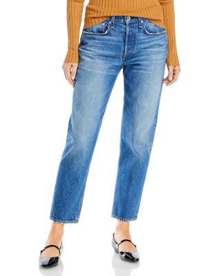 rag & bone - Rosa Mid Rise Ankle Boyfriend Jeans in Clean Mick