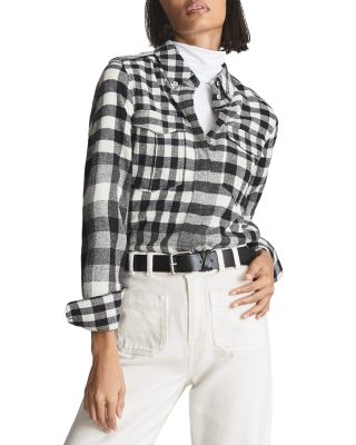REISS Lou Check Shirt | Bloomingdale's