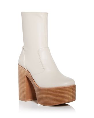 Jeffrey campbell white platform boots on sale