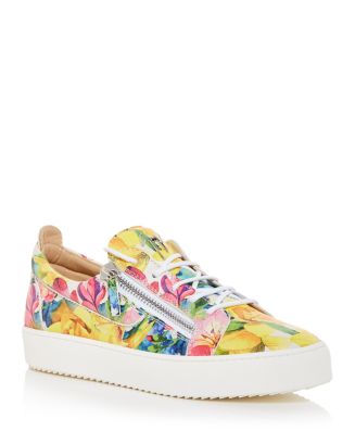 Giuseppe Zanotti Men's May London Nacy Floral Low Top