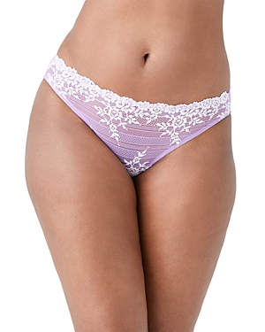 Wacoal Embrace Lace Bikini Underwear 64391 In Rhapsody/white Alyssum