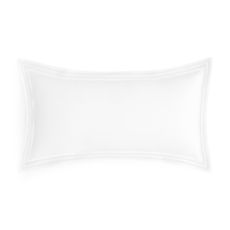 Hudson Park Collection Hudson Park Italian Percale Decorative Pillow, 10 X 20 - Exclusive In White