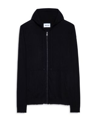 Clash Cashmere Hooded Cardigan