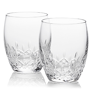 Shop Waterford Lismore Essence Double Old-fashioned Glass, Set Of 2 In Clear