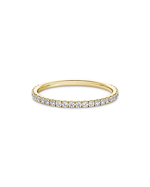 Pave Diamond Band in 18K Yellow Gold, 0.25 ct. t.w.