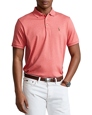 Shop Polo Ralph Lauren Classic Fit Soft Cotton Polo Shirt In Highland Rose Heather